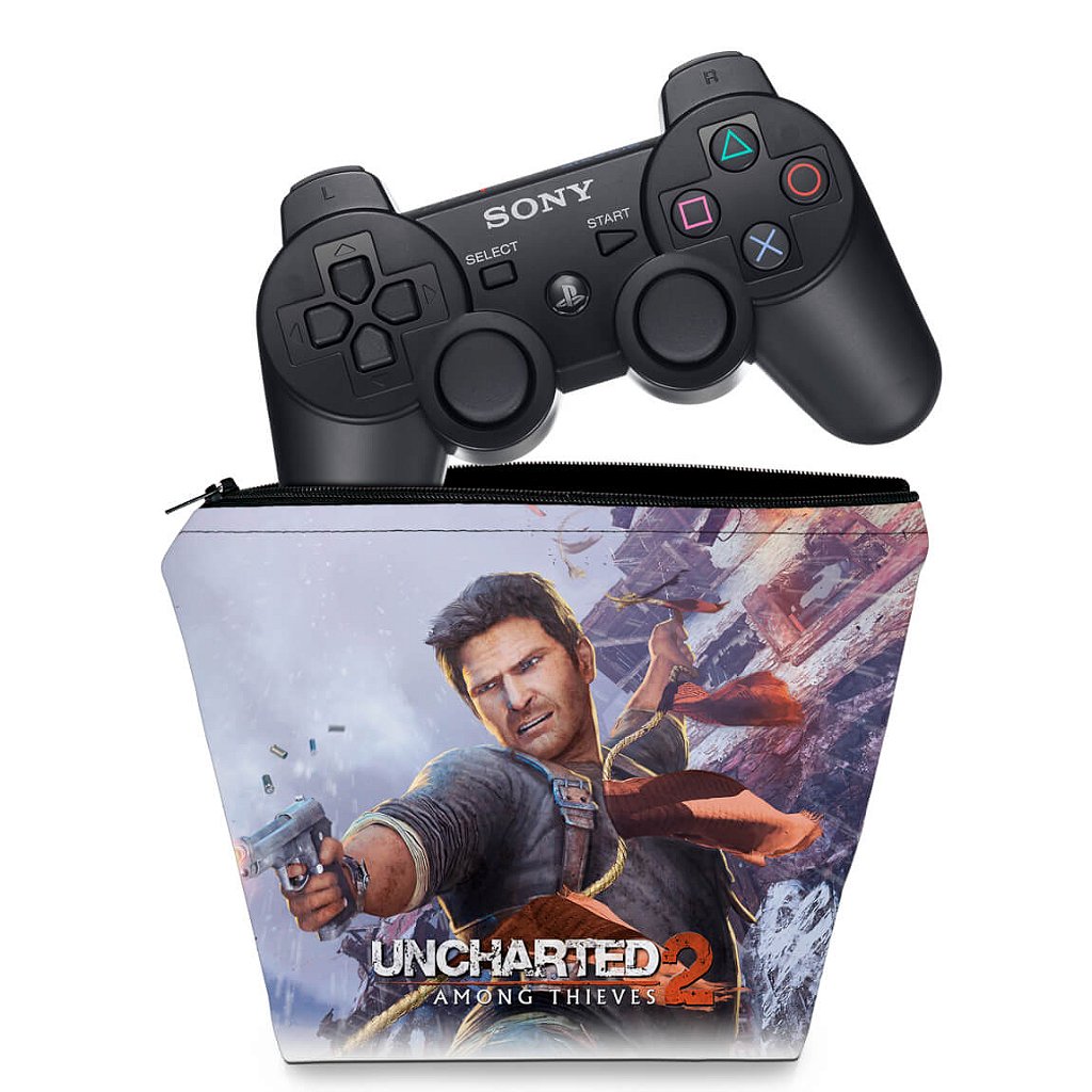 Capa Case PS3 Controle - Uncharted 2