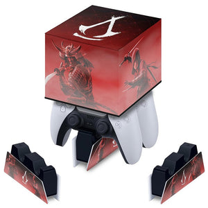 Capa PS5 Base de Carregamento Controle - Assassin's Creed Shadows