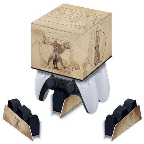 Capa PS5 Base de Carregamento Controle - Assassin’S Creed Vitruviano
