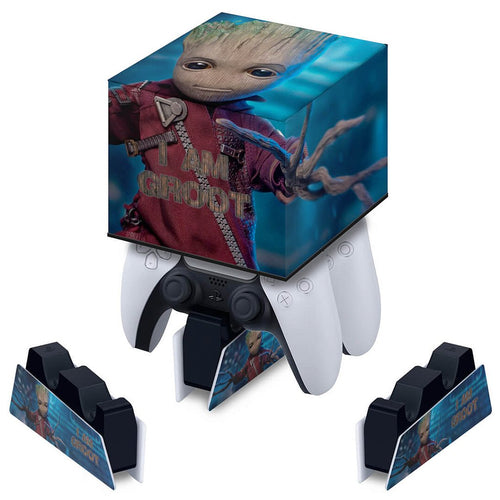 Capa PS5 Base de Carregamento Controle - Baby Groot