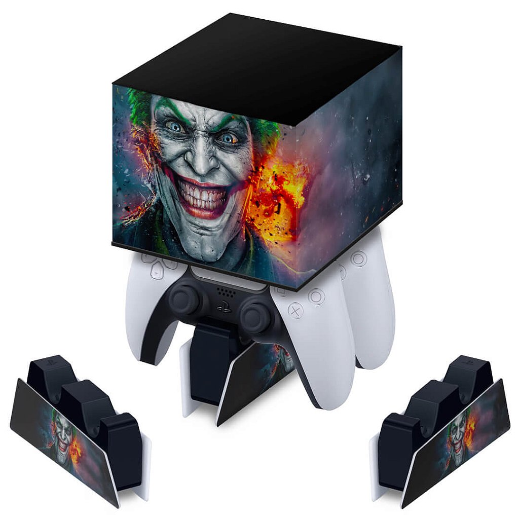Capa PS5 Base de Carregamento Controle - Coringa Joker
