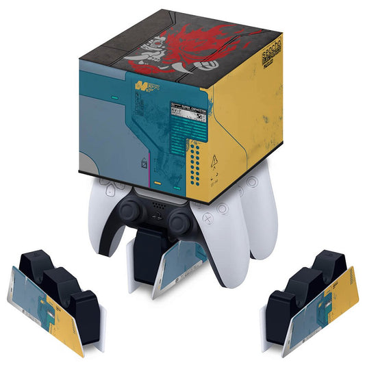 Capa PS5 Base de Carregamento Controle - Cyberpunk 2077 Bundle