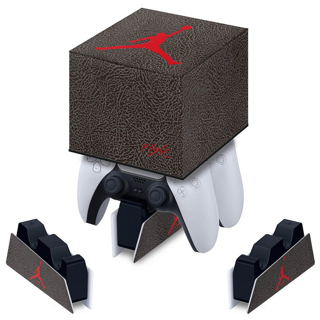 Capa PS5 Base de Carregamento Controle - Jordan Flight