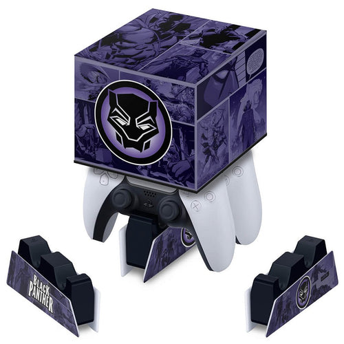 Capa PS5 Base de Carregamento Controle - Pantera Negra Comics