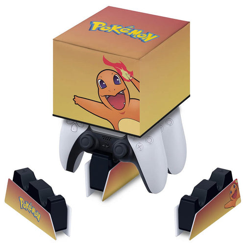 Capa PS5 Base de Carregamento Controle - Pokemon Charmander