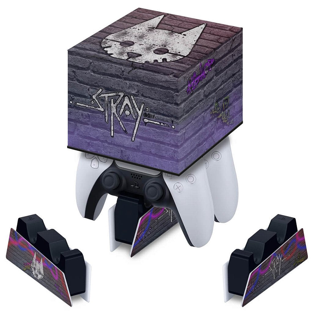 Capa PS5 Base de Carregamento Controle - Stray