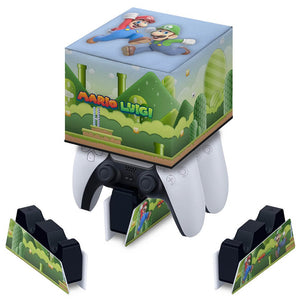 Capa PS5 Base de Carregamento Controle - Super Mario