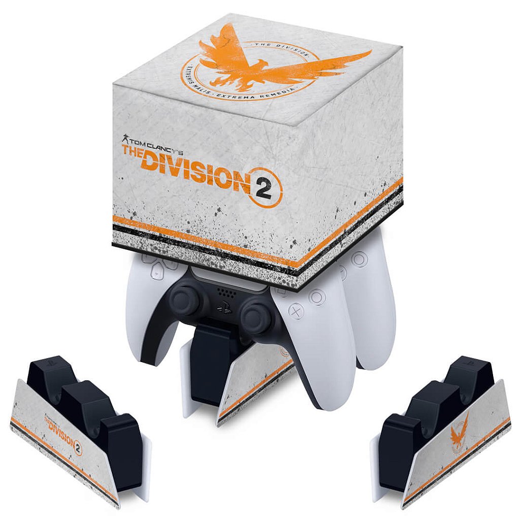 Capa PS5 Base de Carregamento Controle - The Division 2
