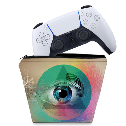 Capa Case PS5 Controle - Abstrato #89