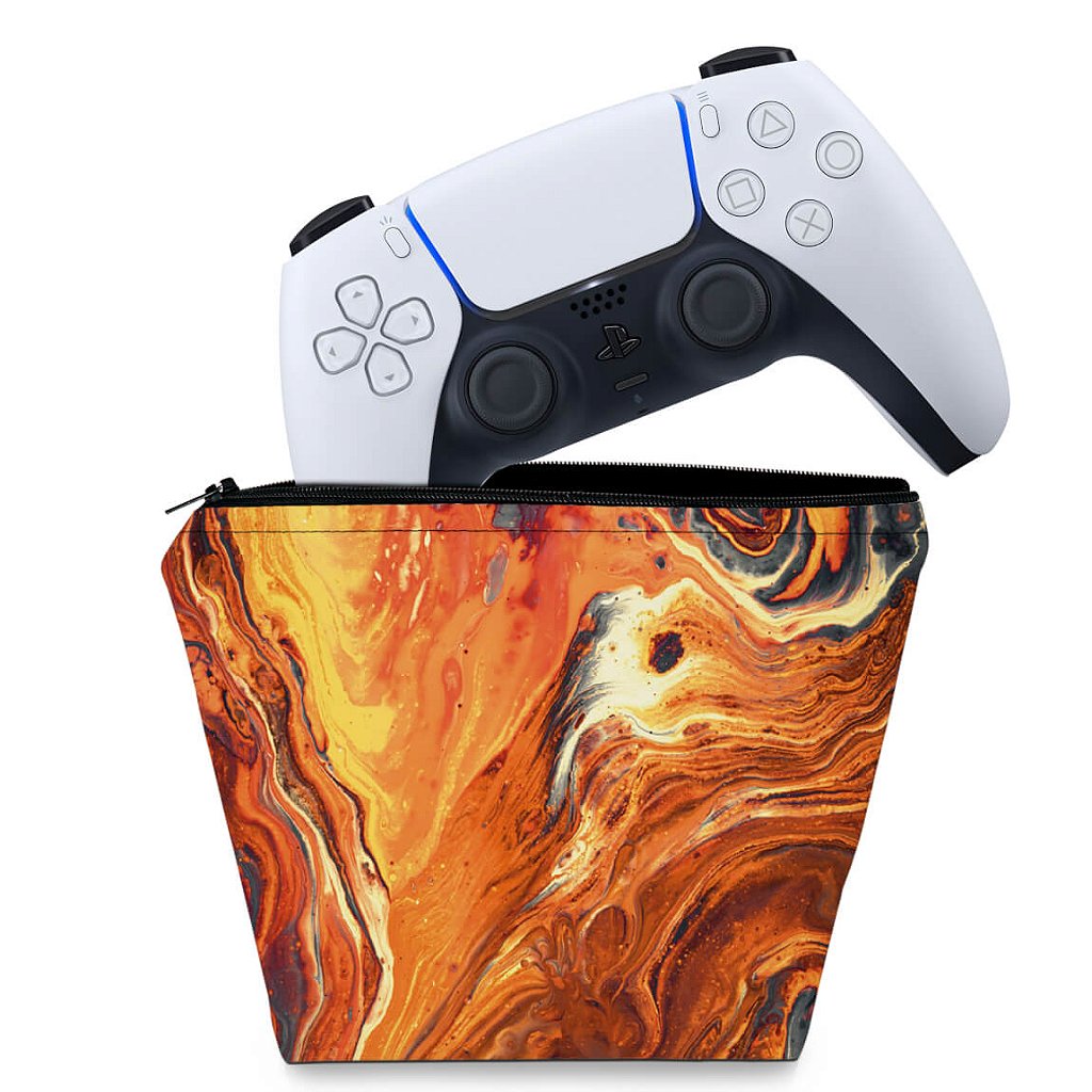 Capa Case PS5 Controle - Abstrato #95