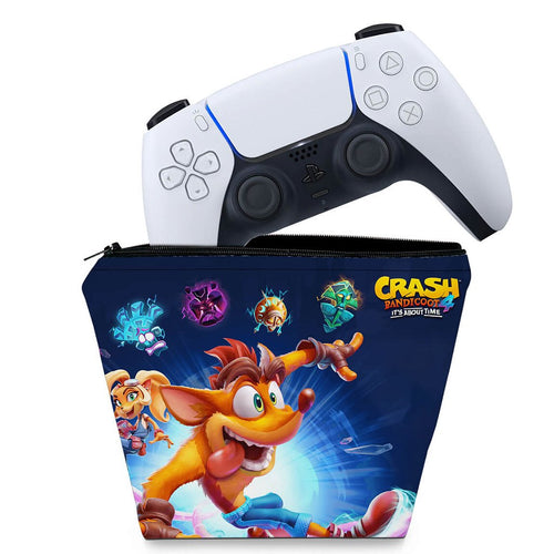 Capa Case PS5 Controle - Crash Bandicoot 4