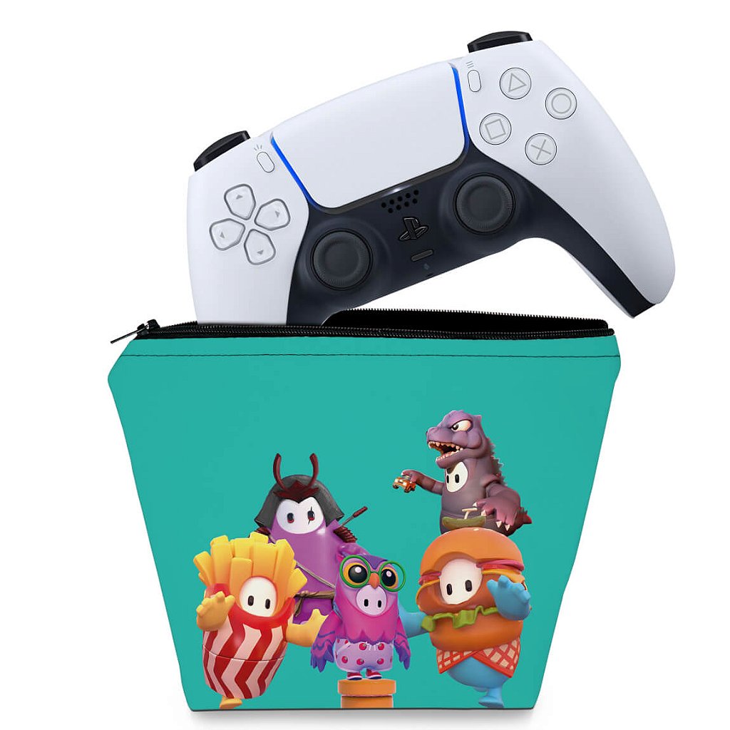 Capa Case PS5 Controle - Fall Guys