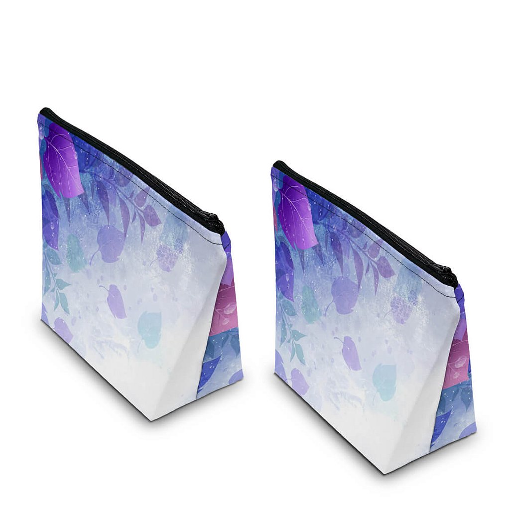 Capa Case PS5 Controle - Folhas Lilás - Pop Arte Skins - foto 2