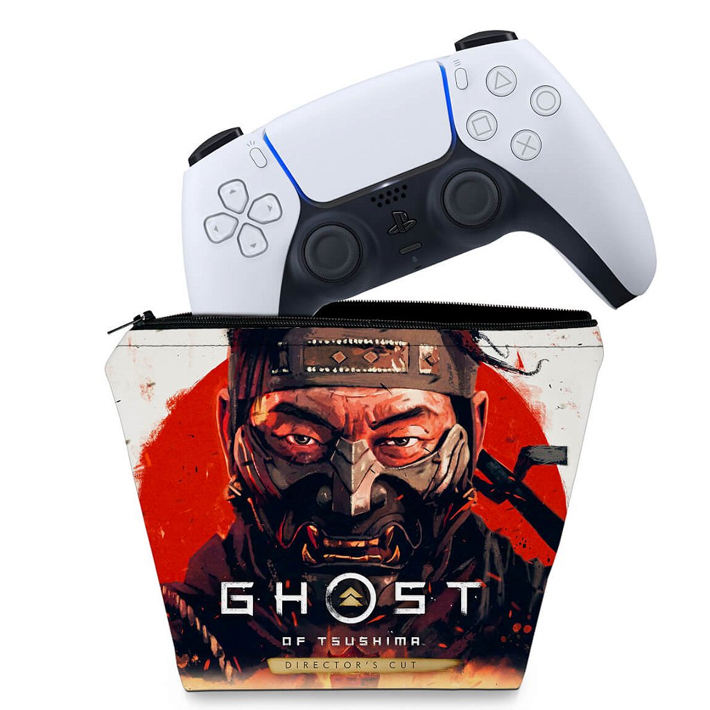 Capa Case PS5 Controle - Ghost Of Tsushima Director's Cut