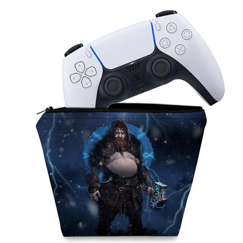 Capa Case PS5 Controle - God of War Ragnarok B