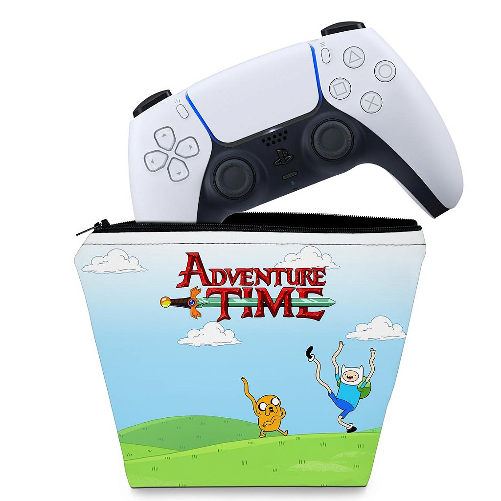 Capa PS5 Controle Case - Hora de Aventura