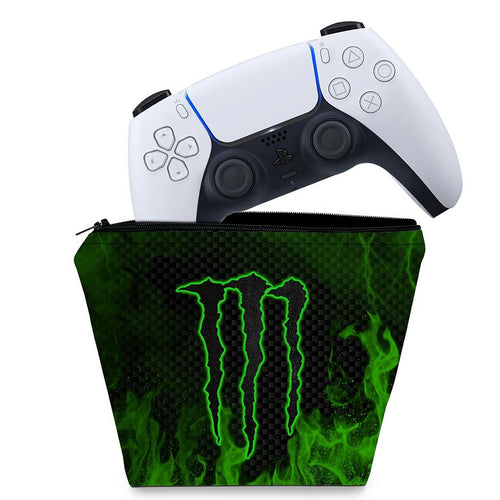 Capa Case PS5 Controle - Monster Energy Drink