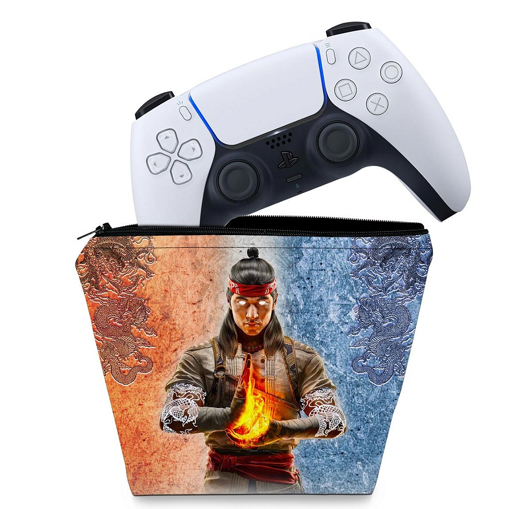 Capa Case PS5 Controle - Mortal Kombat 1
