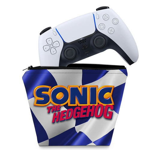 Capa Case PS5 Controle - Sonic