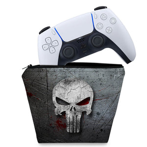 Capa Case PS5 Controle - The Punisher Justiceiro