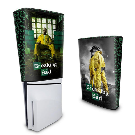 Capa PS5 Slim Anti Poeira Vertical - Breaking Bad