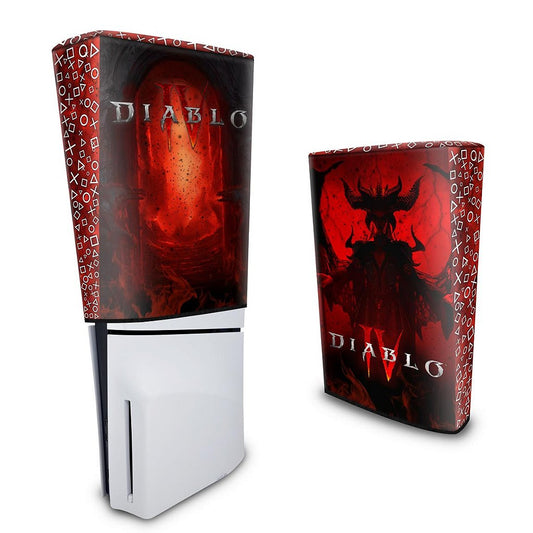 Capa PS5 Slim Anti Poeira Vertical - Diablo IV 4