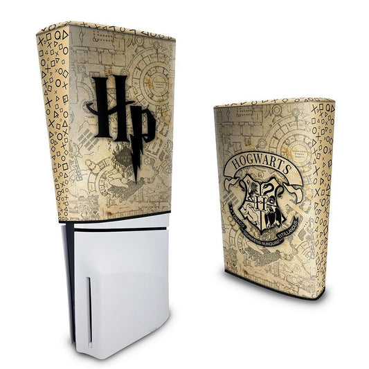 Capa PS5 Slim Anti Poeira Vertical - Harry Potter