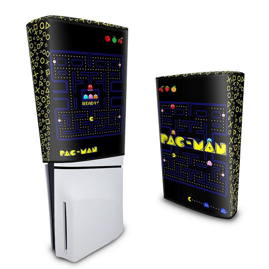 Capa PS5 Slim Anti Poeira Vertical - Pac Man