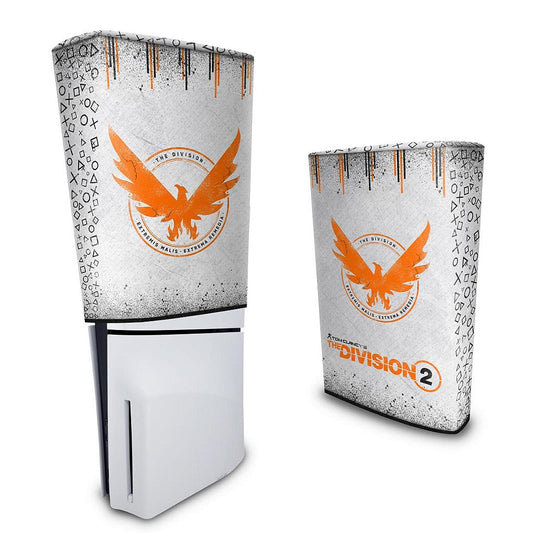 Capa PS5 Slim Anti Poeira Vertical - The Division 2