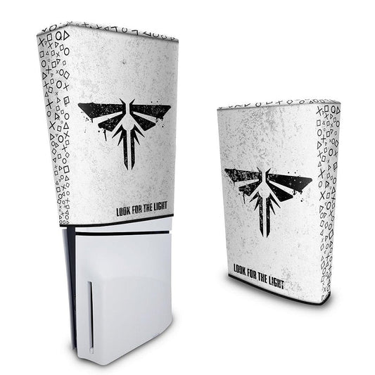 Capa PS5 Slim Anti Poeira Vertical - The Last Of Us Firefly