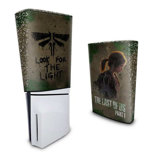 Capa PS5 Slim Anti Poeira Vertical - The Last of Us Part 1 I