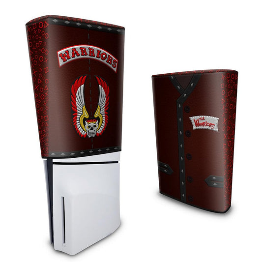 Capa PS5 Slim Anti Poeira Vertical - The Warriors