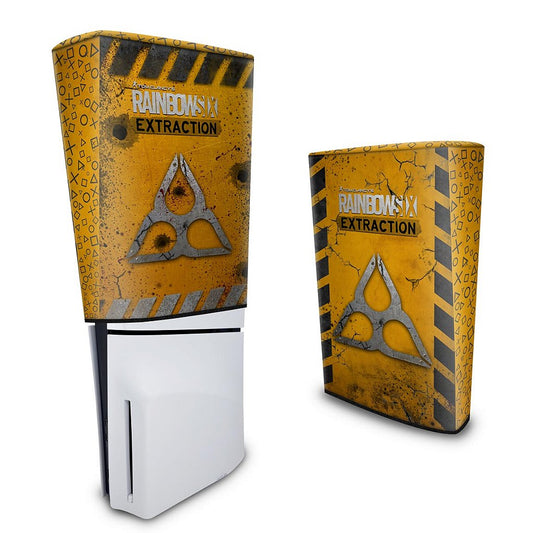 Capa PS5 Slim Anti Poeira Vertical - Tom Clancy's Rainbow Six Siege Extraction