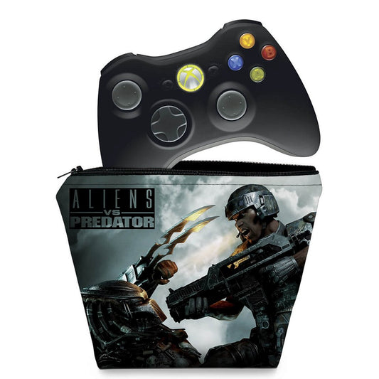 Capa Xbox 360 Controle Case - Aliens Vs Predators