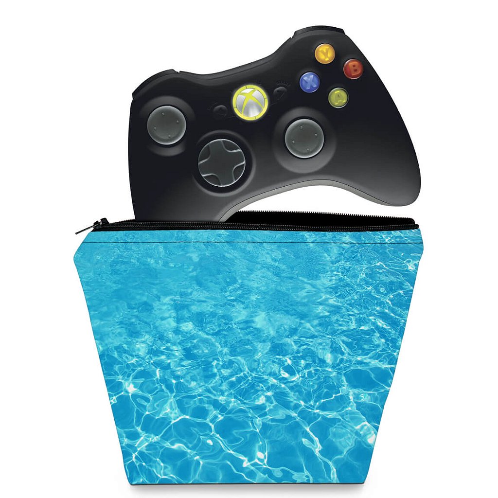 Capa Case Xbox 360 Controle - Aquático Água