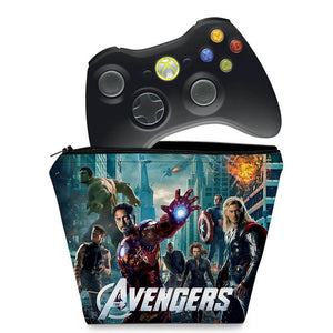 Capa Case Xbox 360 Controle - Avengers Vingadores
