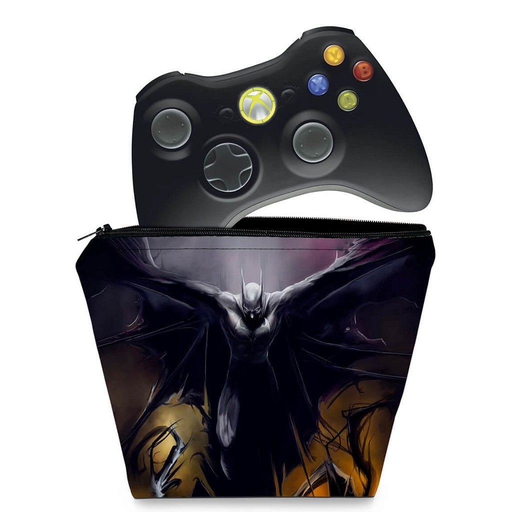 Capa Case Xbox 360 Controle - Batman