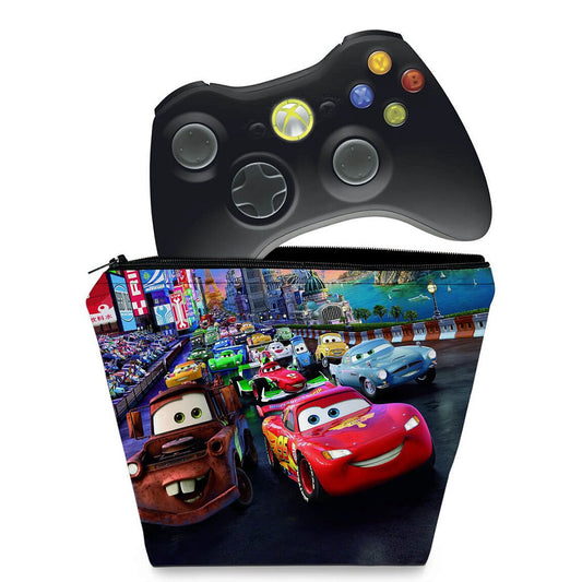Capa Xbox 360 Controle Case - Carros