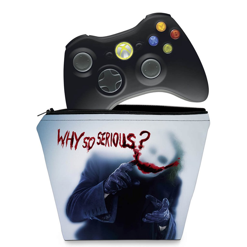 Capa Case Xbox 360 Controle - Coringa Joker #a