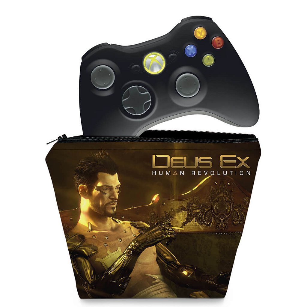 Capa Case Xbox 360 Controle - Deus Ex