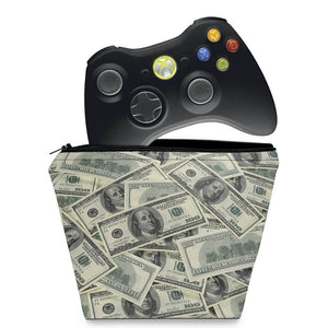 Capa Case Xbox 360 Controle - Dollar Money Dinheiro