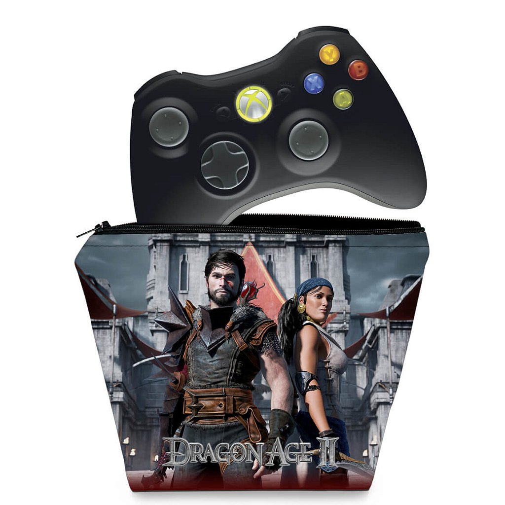 Capa Case Xbox 360 Controle - Dragon Age 2