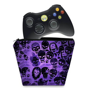 Capa Case Xbox 360 Controle - Esquadrão Suicida #a