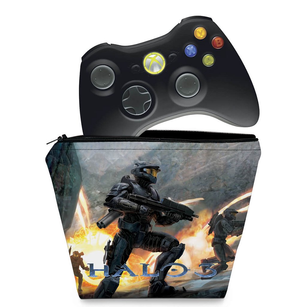 Capa Xbox 360 Controle Case - Halo 3