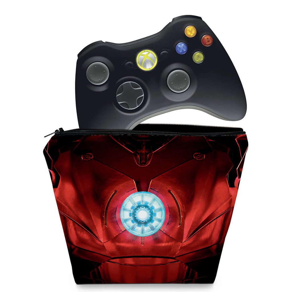Capa Case Xbox 360 Controle - Homem De Ferro #b