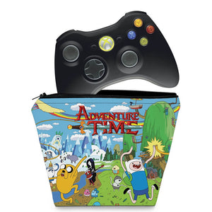 Capa Case Xbox 360 Controle - Hora De Aventura