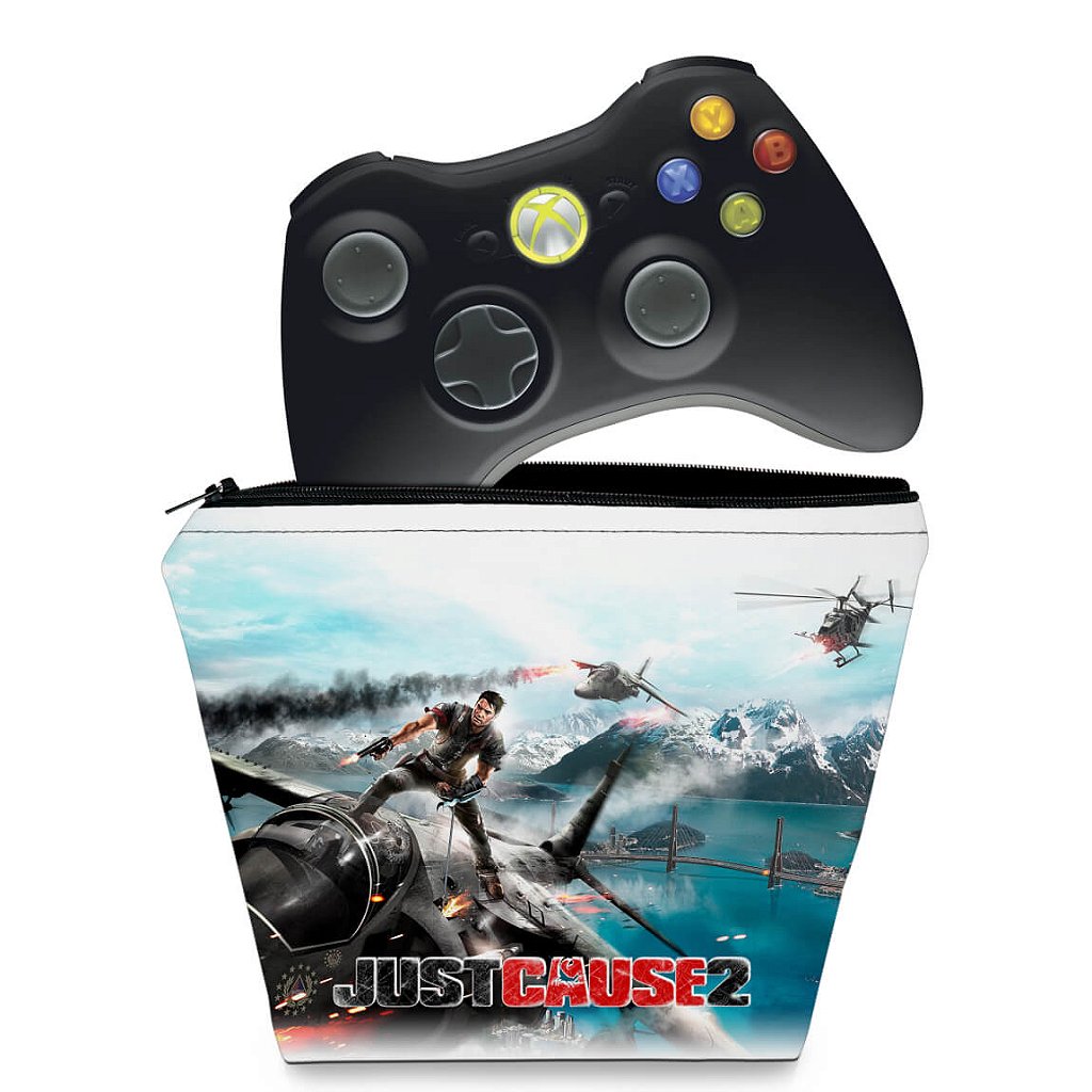 Capa Case Xbox 360 Controle - Just Cause 2