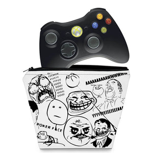 Capa Case Xbox 360 Controle - Memes