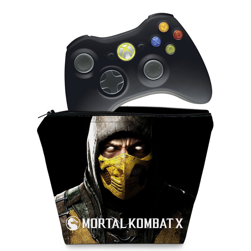 Capa Case Xbox 360 Controle - Mortal Kombat X #a