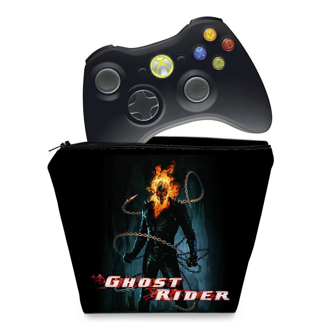 Capa Case Xbox 360 Controle - Motoqueiro Fantasma A